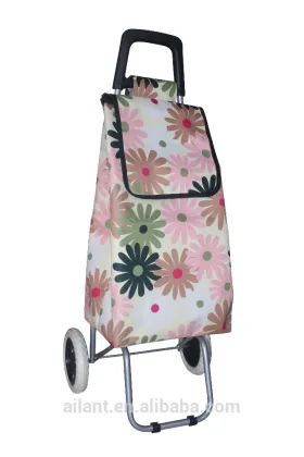 pp woven trolley shopping bags with wheel grocery trolley shopping bag four wheel trolley