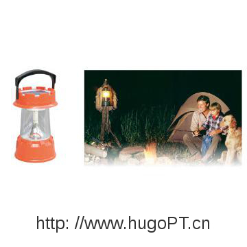 LED portable solar camping lamp