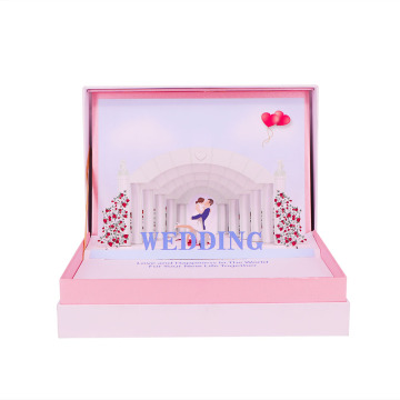 3D Wedding Pop-Up Card Box