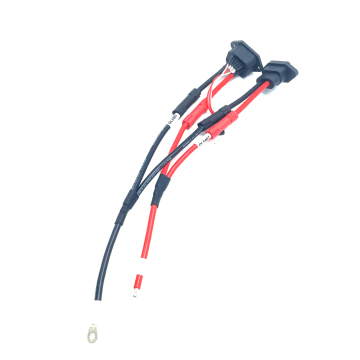 Custom battery pak connection cable assembly