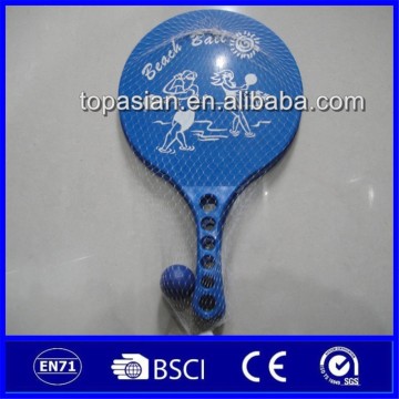 Promotional hotsale plastic beach ball racket set