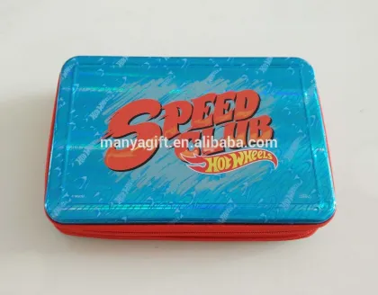 Speed Club Hot Wheel Tin Pencil Box