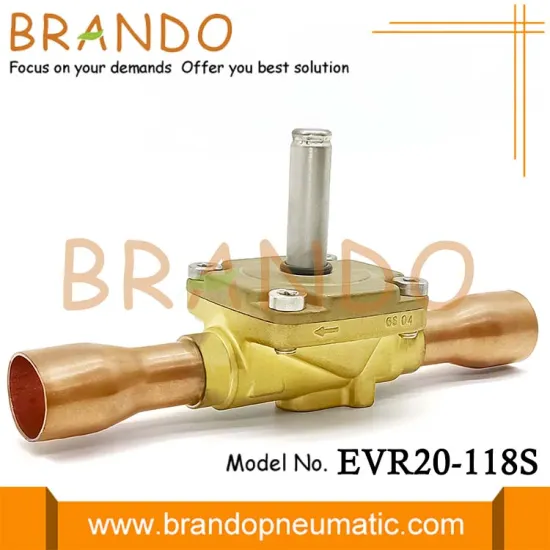 1-1/8'' EVR 20 NC Cold Refrigeration Solenoid Valve For Air Condition 032F1244