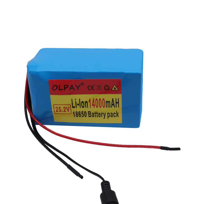 100% New 24V 14Ah 6S3P 18650 Battery Lithium Battery 25.2v 14000mAh Electric Bicycle Moped /Electric/Li ion Battery Pack+Charger