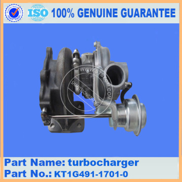 Motor parçaları için Komatsu yedek parça PC56-7 turbo kompresör KT1G491-1701-0