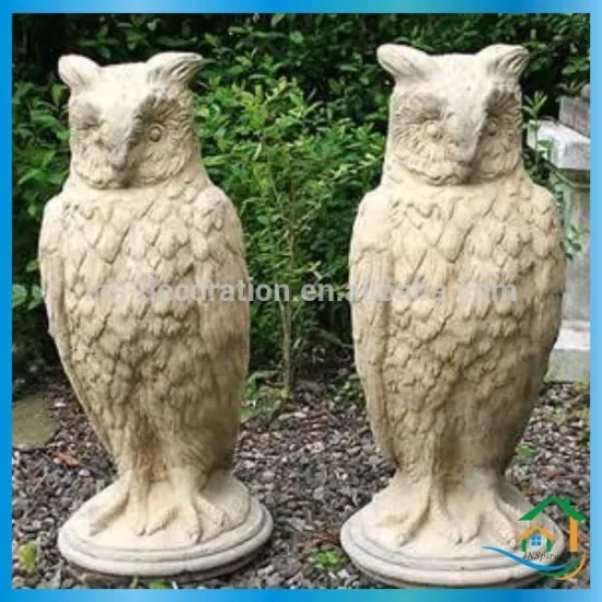 Classical carved stone animals