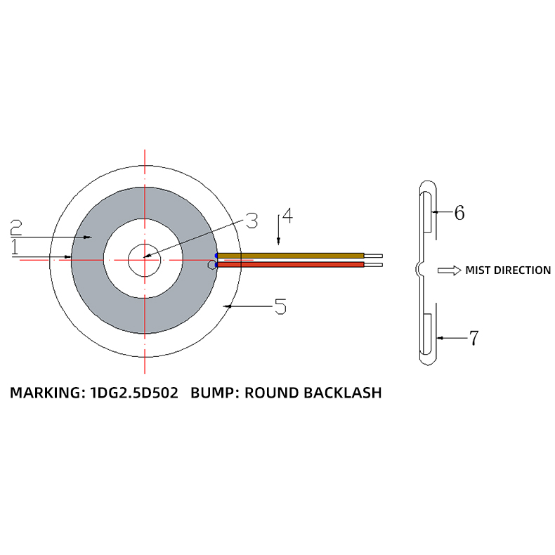 8mm Oral Atomizer Atomizing Plate