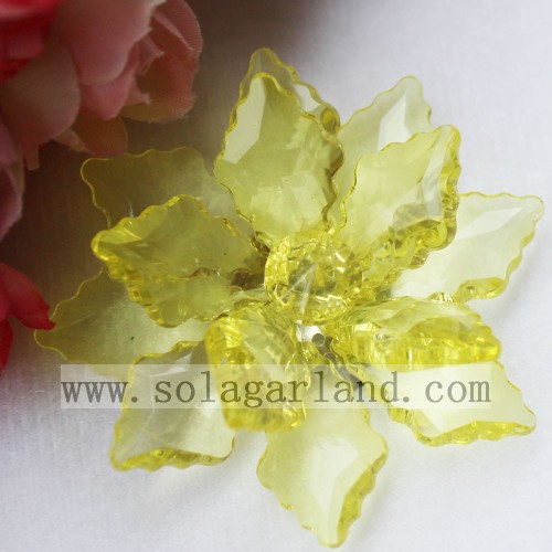 63MM Acrylic Artificial Bead Flowers Made by Rhombus Beads