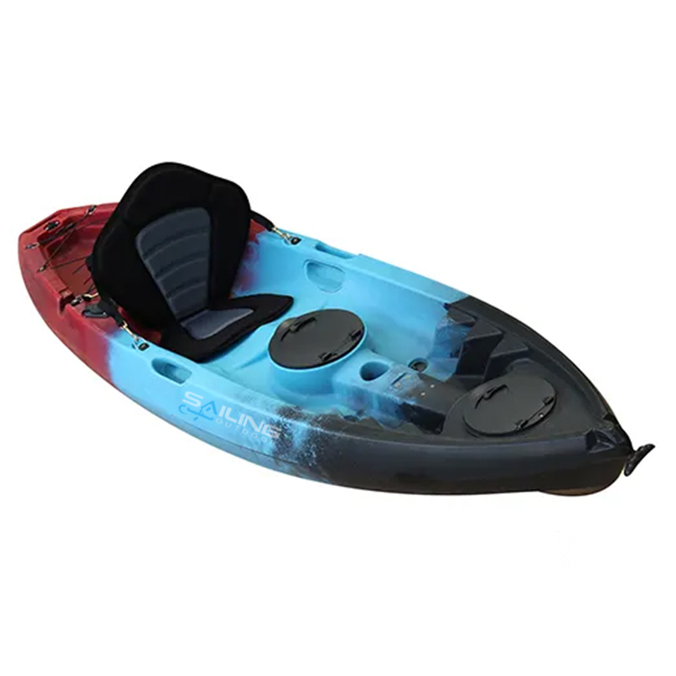 Affordable Sit-On-Top Kayak: Small Plastic Canoe for Fishing