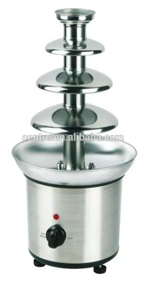 Chocolate Fondue Fountain / 4 tiers stainless steel / great model