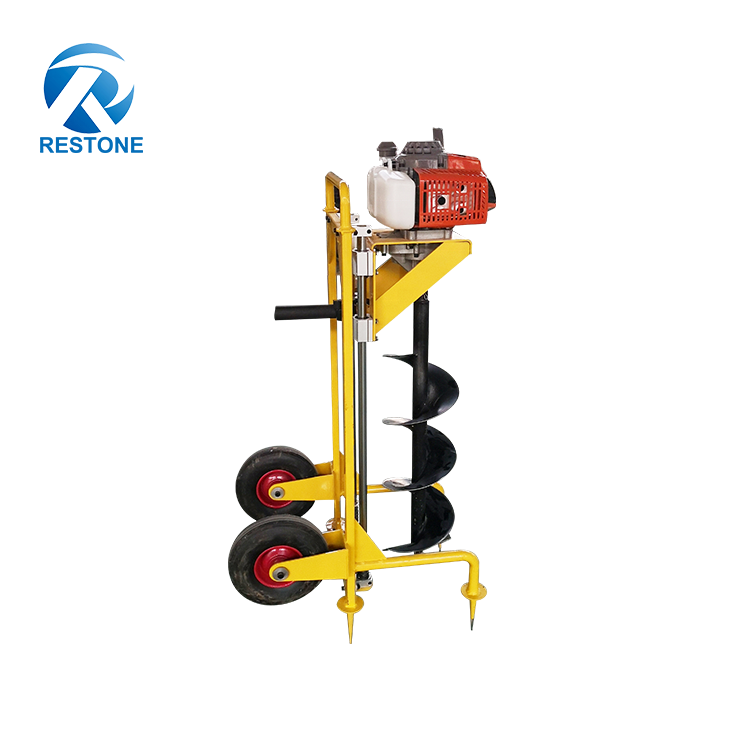 Post Planting Machine 196cc Tree Planting Machine Earth Earth Post Hole Digger คุณภาพสูง ...