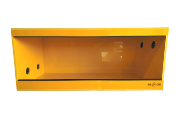 Custom made painted colorful pvc bearded dragon enclosure