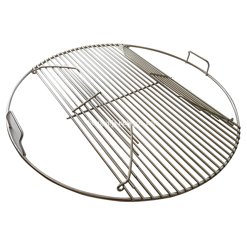 Stainless Steel Replacement Grill Hinged With Handles 57 Cm Stainless Steel Replacement Grill Hinged With Handles 57 Cm