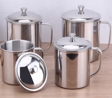 Single Layer Stainless Steel Cup With Handle Cup