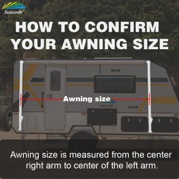 Motorized RV Awning Fabric RV Awning Modular Retractable