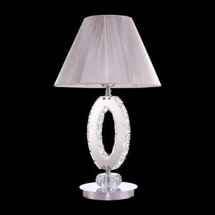 String shade modern crystal table lamp