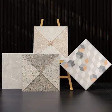 Matt 400x400 Rustic Cement Grey Ceramic Porcelain Flooring: Neutral Tone Concrete Effect with Anti-Slip Finish