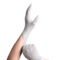 Cuochi usa e getta bianchi guanti nitrili senza polvere