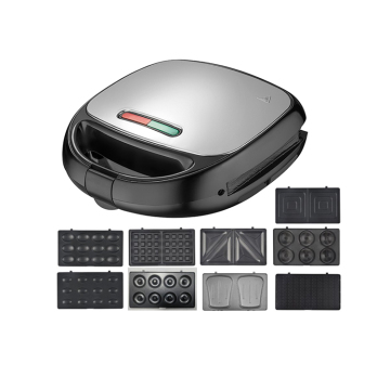 364141 9-in-1 Detachable Plates Sandwich Maker: Home Cooking Made Easy with Removable Electrical Appliance