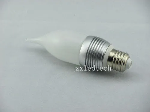 120 Degrees Beam Angle Aluminum Alloy 3w Halogen Led Candle Light Bulb