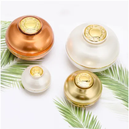 plastic cosmetic face cream jar packaging container