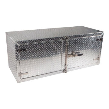 Caja de herramientas de aluminio resistente 24x24x60 para remolques