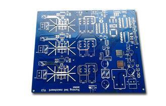 Blue FR4 Silver Circuits PCB General Custom Printed Circuit