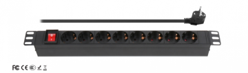 8 Way European Power Distribution Unit
