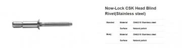 Now-Lock CSK Head Blind Rivet(Stainless steel)