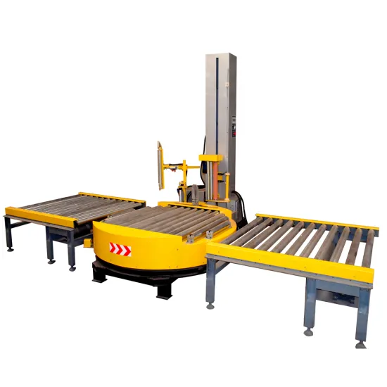 Conveyor Pallet Wrapping Film Packing Machine