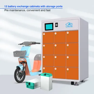Front Maintenance 12Slots Battery Swap Station