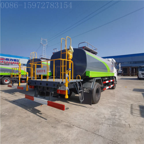 Dongfeng Tianjin 15CBM Зеленый распылительный грузовик
