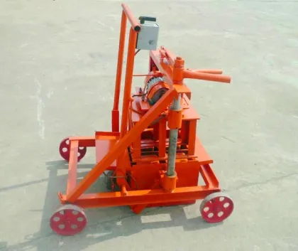 QMJ 2-45 Mobile hollow brick machine