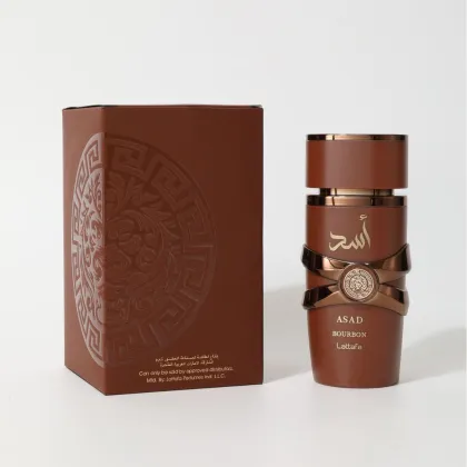 Brown Lataffa Asad Bourbon Yara Men EDP Spray