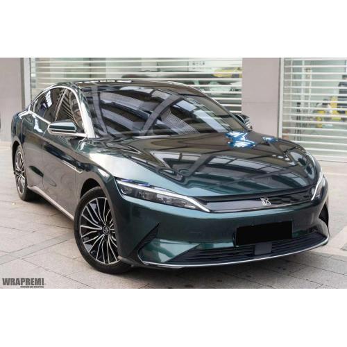 Automotive Vinyl Wrap BYD Metal Dark Green Car Wrapping Film 1.52*18M Factory