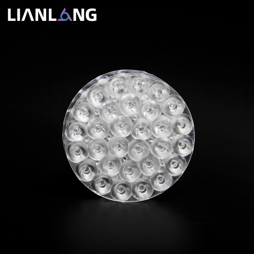 LED -POR -LAMPLACKLINGS mit mehreren Lichtausgängen optisches Objektiv Kunststoff LED -Objektiv Custom LED -Objektiv