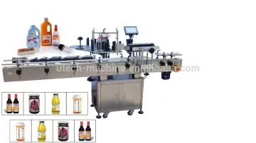 full automatic flat surface bottles sticker adhesive labeling machine