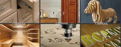 CHINSAIL 5 Axis CNC Router 1530 with 360 Degree Rotate Spindle