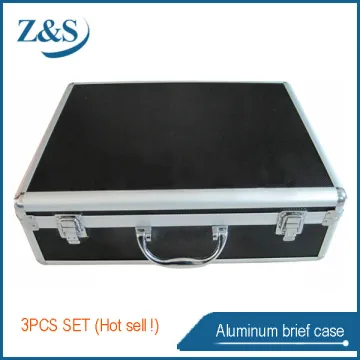 High quaility 3PCS aluminum brief case set