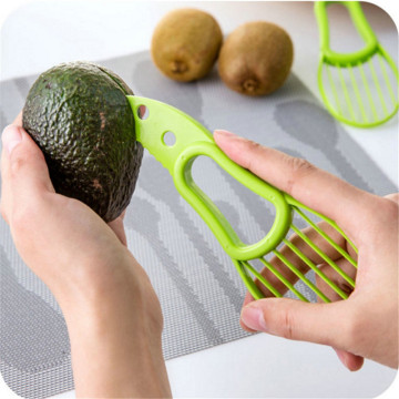 Avocado Kitchen Gadgets Slicer 3-in-1 Multi-functional Fruit Cutter Knife Peelers Corer Pulp Separator Shea Butter Knife