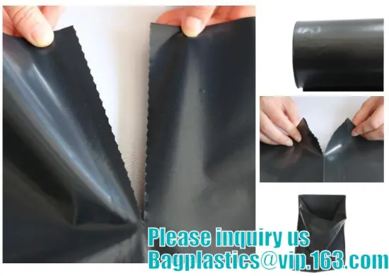 Black Contractor Trash Bag, Black Contraction Industrial Bag for waste garbage, Disposal Plastic Bag for Abestos