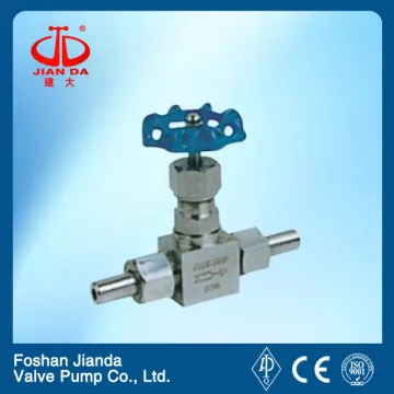 male threaded pin globe valve with pipe