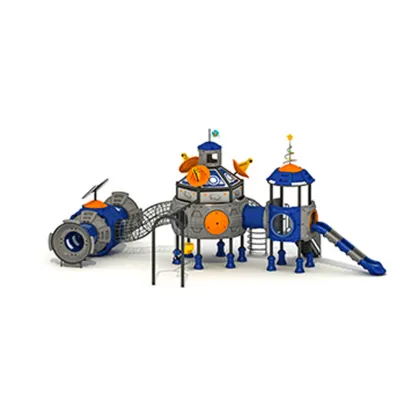 Compact Space Station Playground for Active Kids