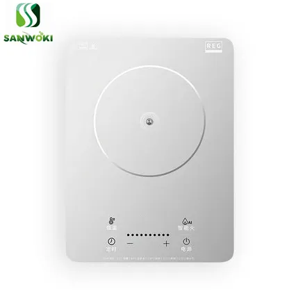 2200W Intelligent Induction Cooker Household Mute Slim Electric magnetic cooking machine waterproof panel boiler hot pot cooker