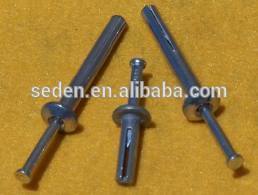 Zinc alloy with plated pin Hammer driver anchor