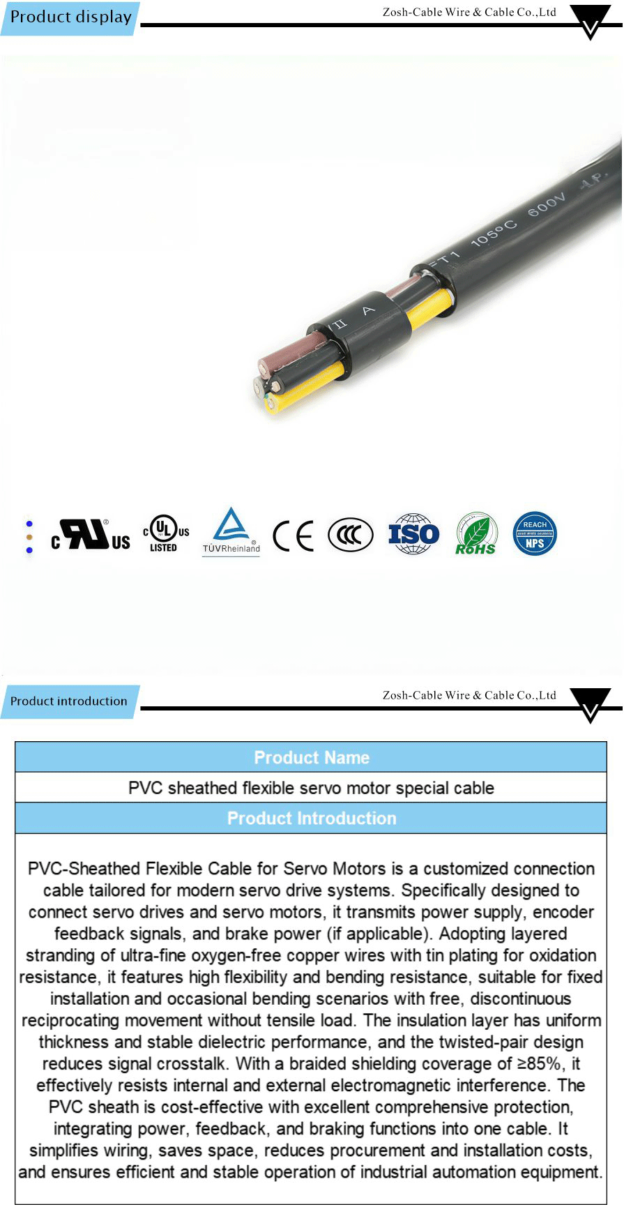 Servo Drive, Code Cable-xiangqing1-ZS044A