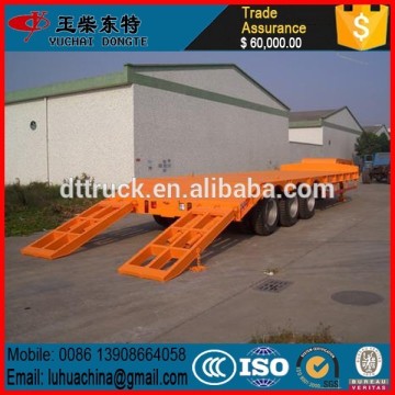 3-axle low bed trailer, low bed semi trailer, low bed truck trailer