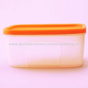 Plastic Food Container with PP Material, Sized 24*18*5.5cm