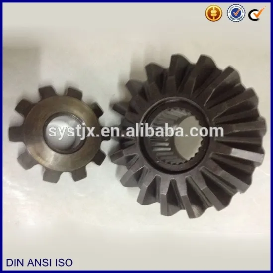 cast iron low speed inside spline bevel pinion