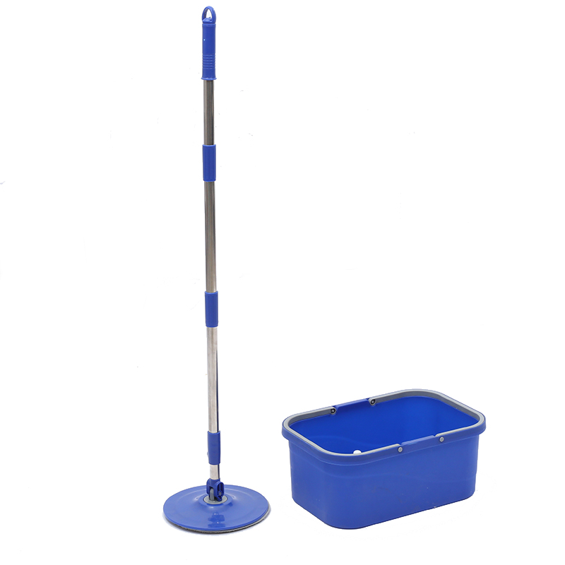 Rectangle Spin Mop Bucket Set with Wringer(2 refills)